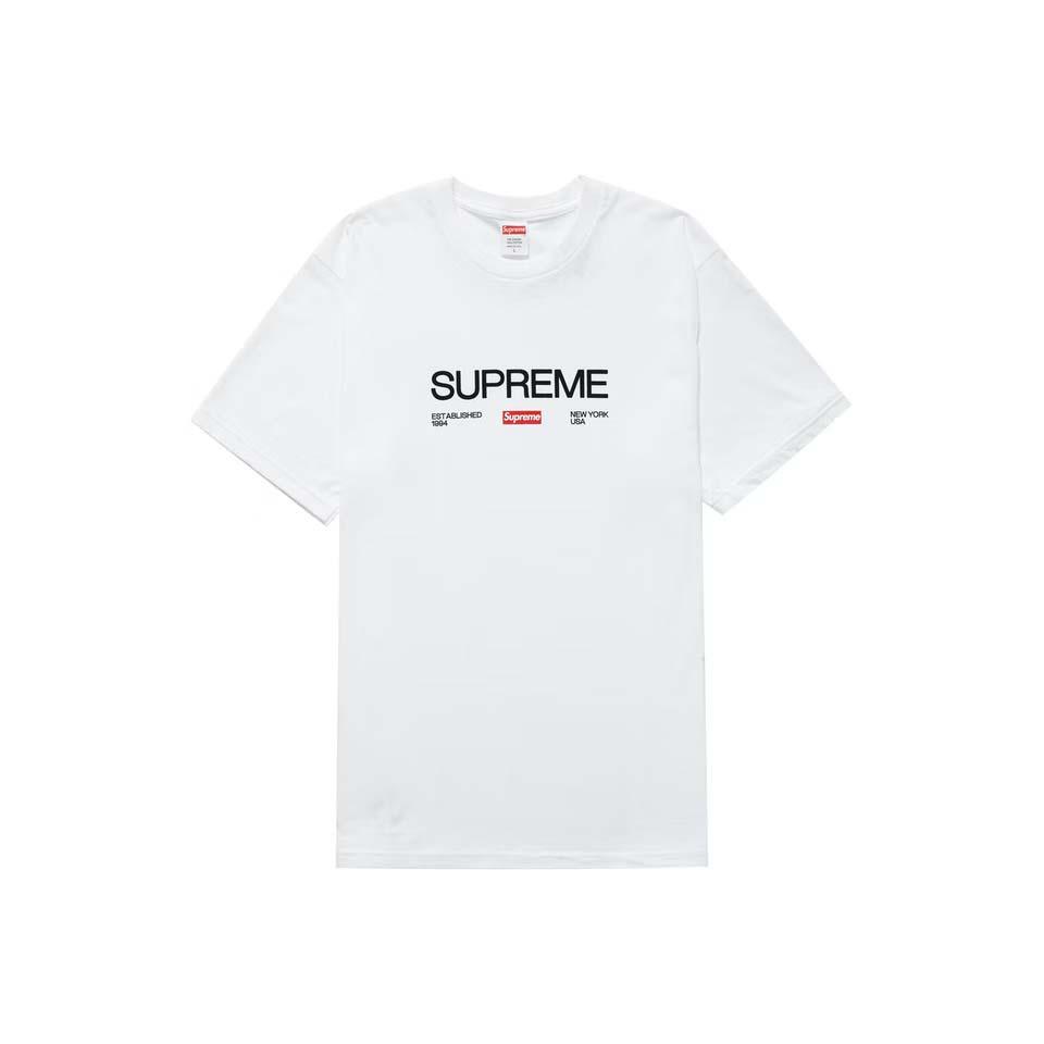 Supreme Est. 1994 Logo T Shirts Hvide | DK391GL