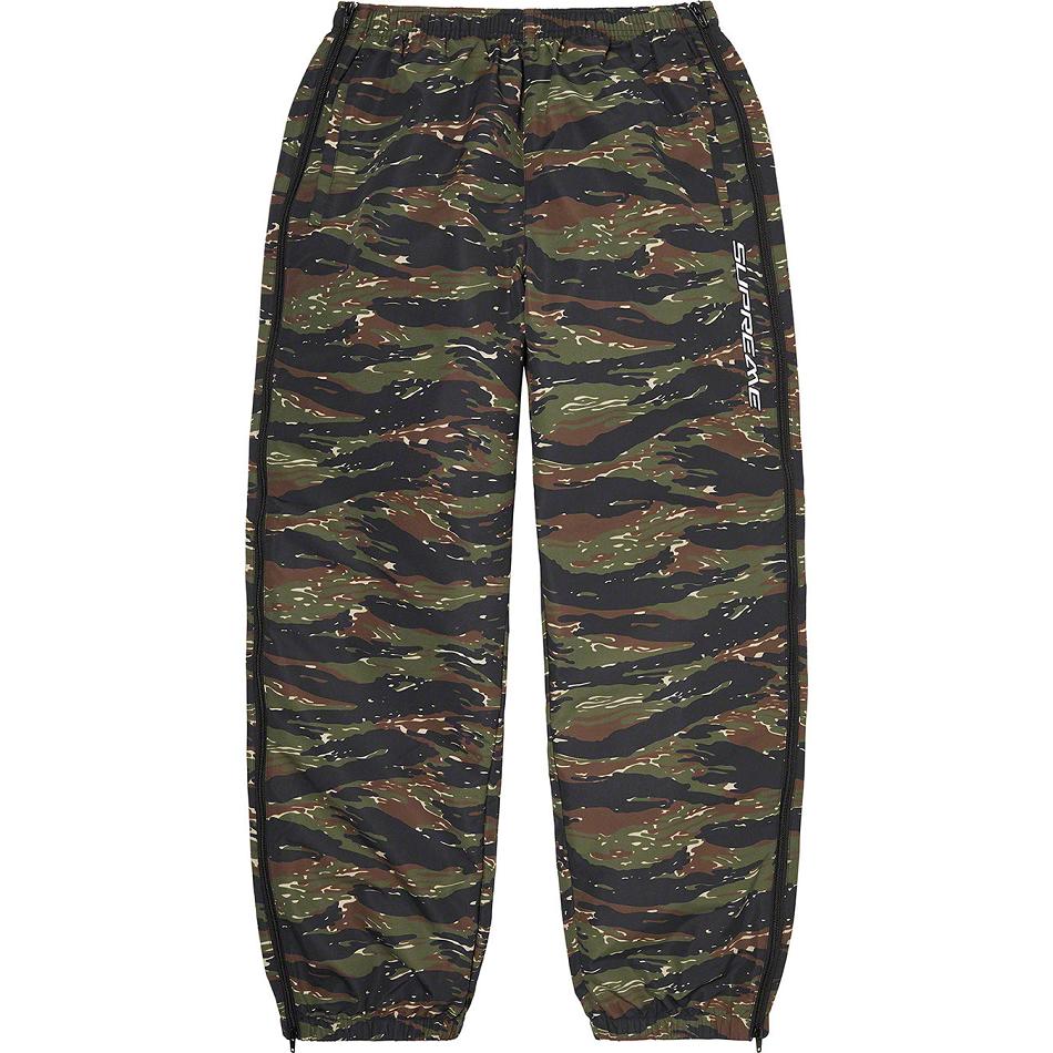 Supreme Full Zip Baggy Warm Up Pant Bukser Grøn Camo | DK163XF