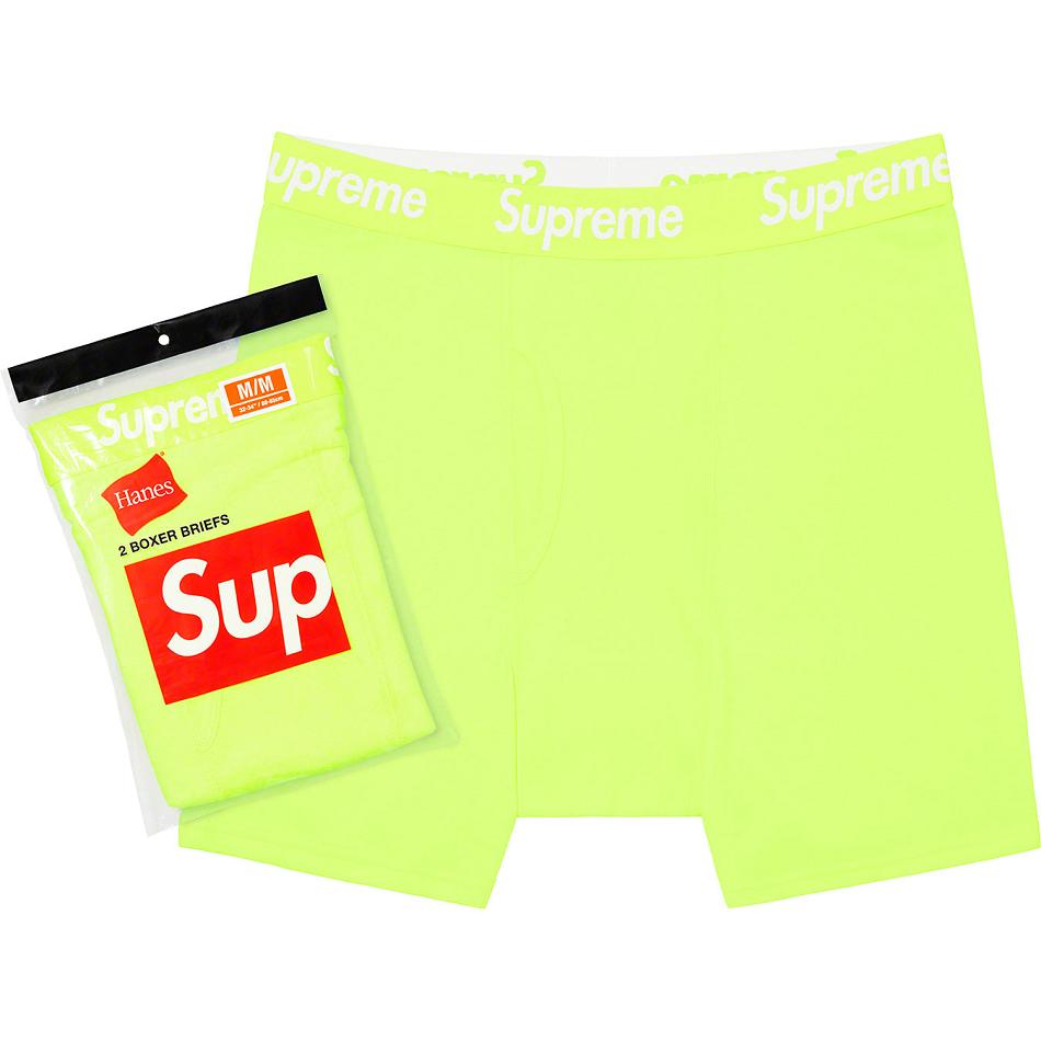 Supreme Hanes® Boxer Briefs (2 Pack) Undertøj Grøn | DK491AP