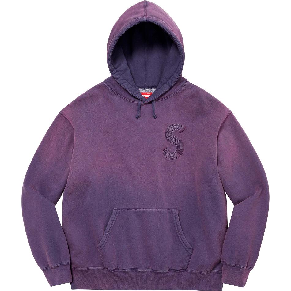 Supreme Overdyed S Logo Hætte Sweatshirts Lilla | DK315JJ