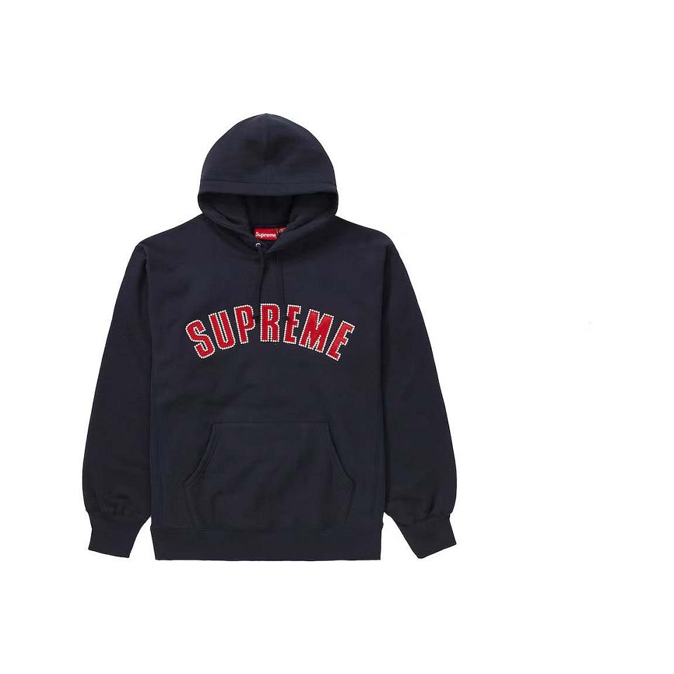 Supreme Pearl Logo Hætte Sweatshirts Sort | DK330YU