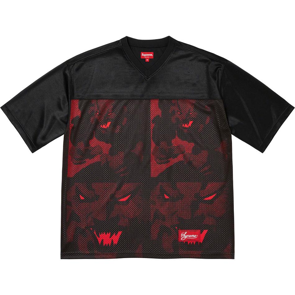 Supreme Ronin Football Jersey Trøjer Sort | DK286FM