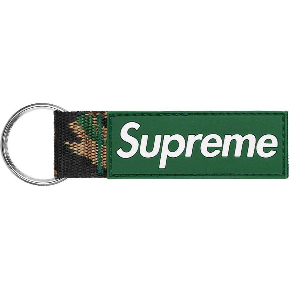 Supreme Webbing Keychain Accessories Grøn | DK407TV