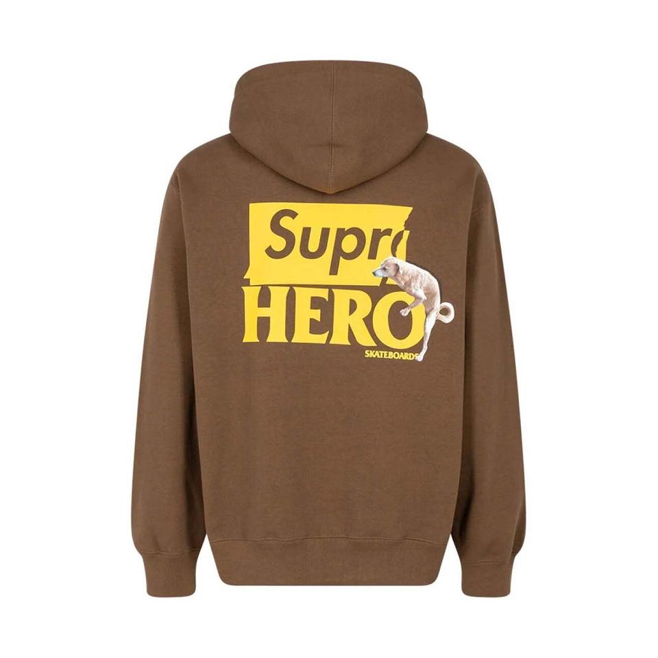 Supreme X Antihero Hættetrøje Brune | DK131GL