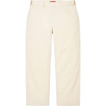 Supreme Arbejds Pant Bukser Hvide | DK169QZ