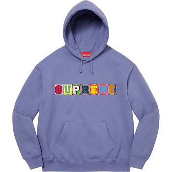 Supreme Beaded Hætte Sweatshirts Lilla | DK317LH