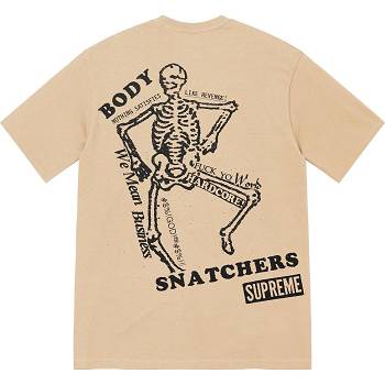 Supreme Body Snatchers Tee T Shirts Brune | DK349NB