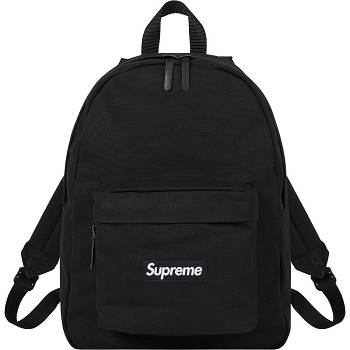 Supreme Canvas Backpack Taske Sort | DK425VD