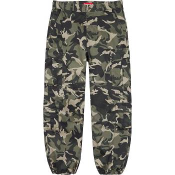 Supreme Cargo Pant Bukser Grøn Camo | DK196WY