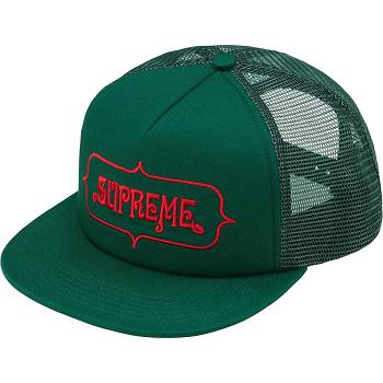 Supreme Highest Mesh Back 5-Panel Hat Grøn | DK462IS