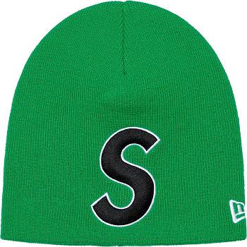 Supreme New Era® S Logo Beanie Hat Grøn | DK441DN