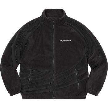 Supreme Racing Fleece Jakke Sort | DK147TV