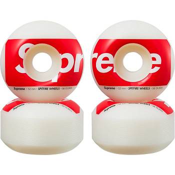 Supreme Spitfire® Shop Wheels (Set of 4) Skateboard Accessories Hvide | DK415DN