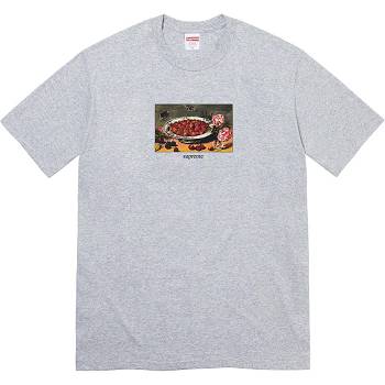 Supreme Strawberries Tee T Shirts Grå | DK342KI