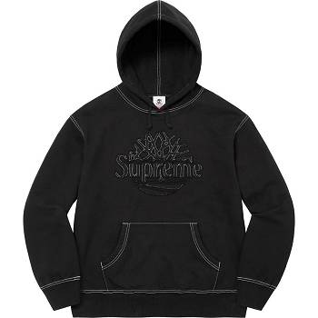 Supreme Timberland® Hætte Sweatshirts Sort | DK290KI