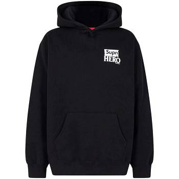 Supreme X Antihero Hættetrøje Sort | DK132HK